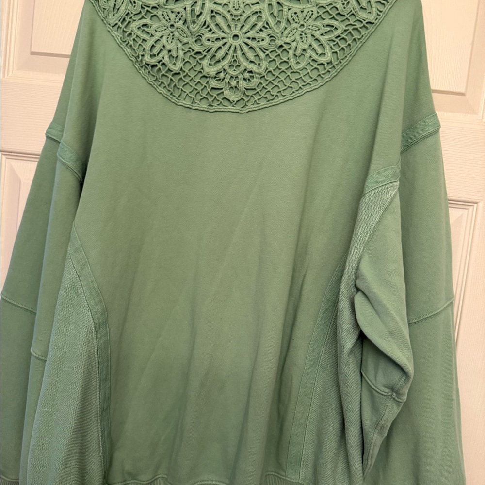 Aerie Olive Knit Pullover - Picture 3 of 8